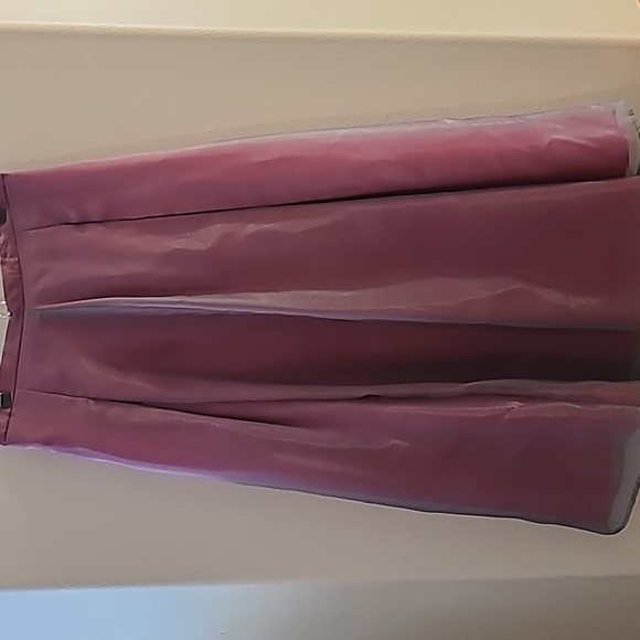 NWOT Apostrophe grey/fuschia full length skirt - Picture 4 of 8